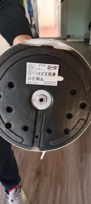 Lámpara Pie Solleftea Ikea Blanca