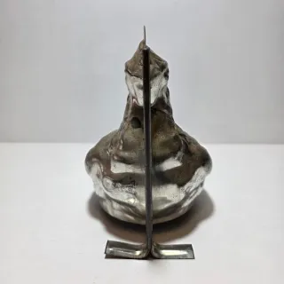 Stampo forma gallina in metallo per dolci pasquali