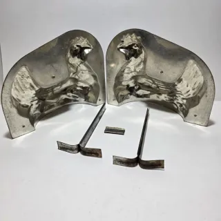 Stampo forma gallina in metallo per dolci pasquali