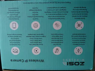 Cámara seguridad IP inalámbrica de exterior.