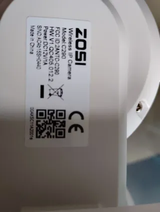 Cámara seguridad IP inalámbrica de exterior.