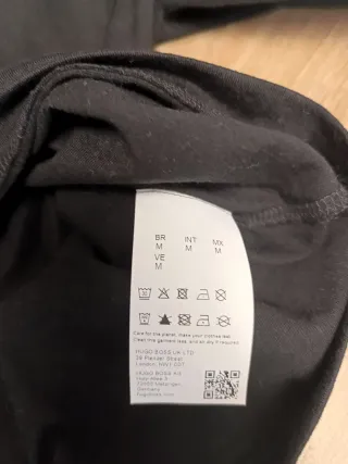 Camiseta Hugo Boss Negra