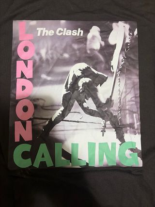 Maglietta The Clash London Calling Nera