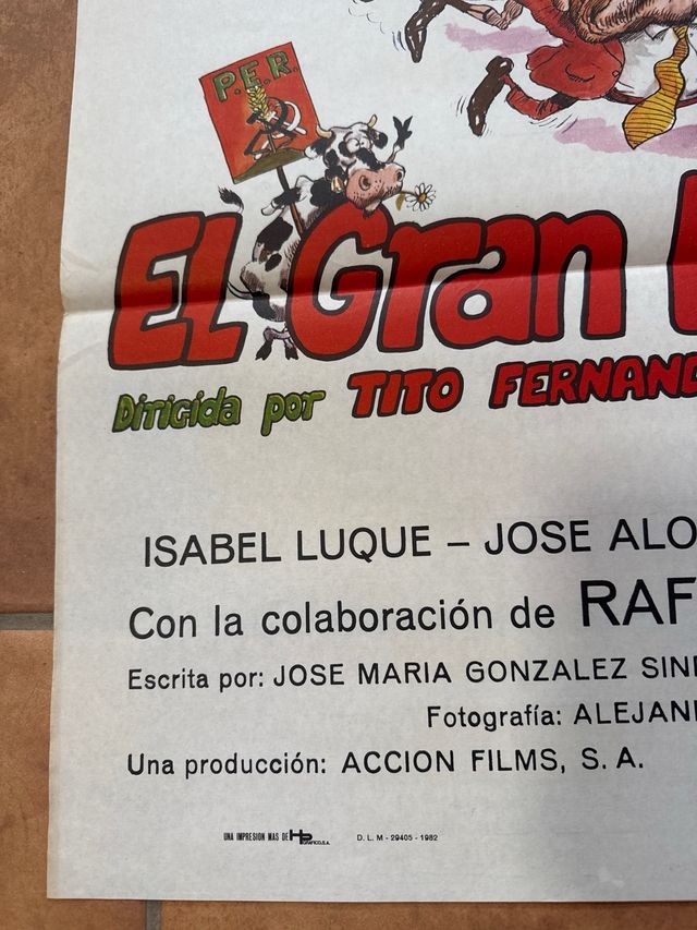 Cartel de cine El Gran Mogollón