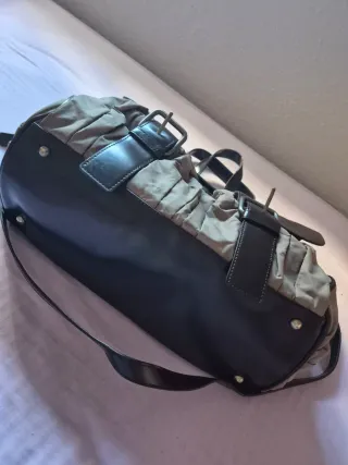 Bolso tela y cuero Bimba y Lola