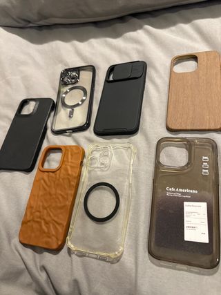 Lote 7 carcasas iPhone 14 Pro Max