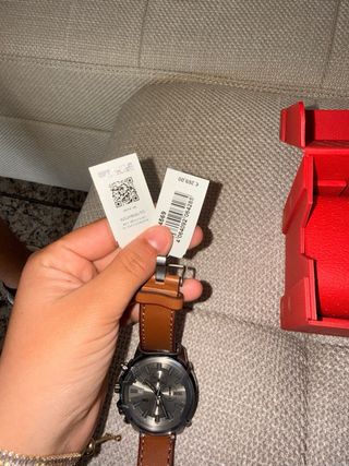 Reloj Diesel Marrón y Plateado de hombre