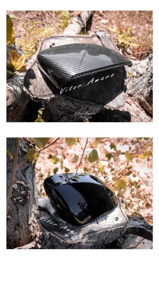 Capas de Espelhos em Look Carbono ou Preto (Audi A