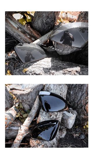 Capas de Espelhos em Look Carbono ou Preto (Audi A