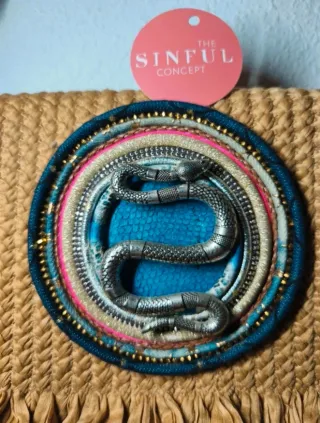 Bolso de Hombro The sinful concept con flecos Rafi