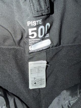 Pantaloni da neve neri 10 anni