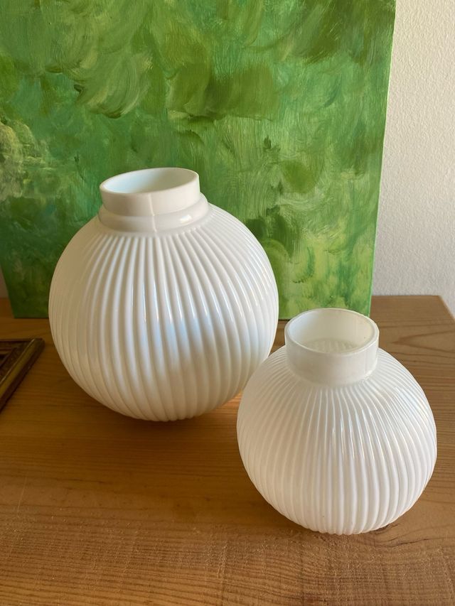 Superposicion tulipas opalina vintage