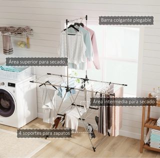 Tendedero Plegable Metálico