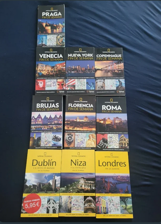 lote 10 guias national. precio por todas