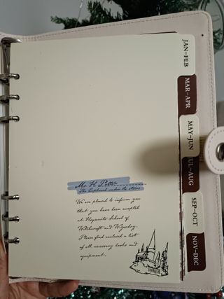 Agenda Harry Potter ad anelli