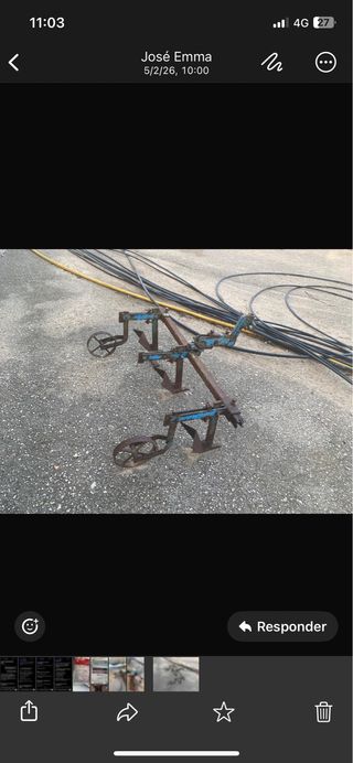 Arado 3 puas mula/mini tractor