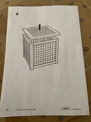 Mesa auxiliar HOL IKEA madera