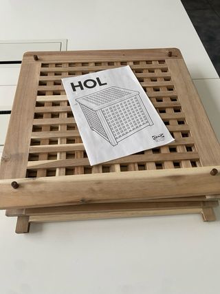 Mesa auxiliar HOL IKEA madera