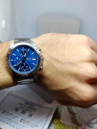 Reloj Seiko Chronograph Azul Quartz