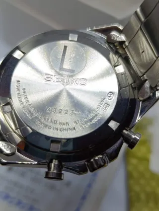 Reloj Seiko Chronograph Azul Quartz