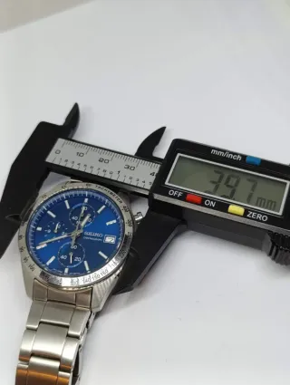 Reloj Seiko Chronograph Azul Quartz