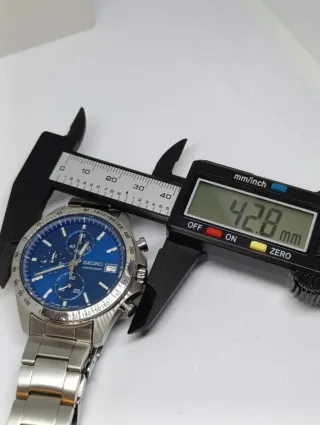 Reloj Seiko Chronograph Azul Quartz
