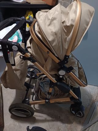 Carro de bebé 3 en 1: Silla, Capazo y Coche