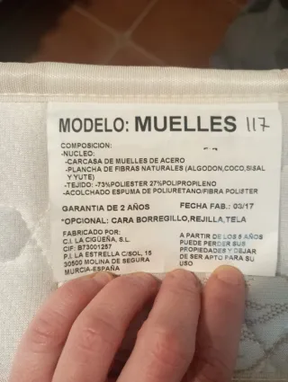 Cuna de viaje plegable Chicco y colchón 2 caras