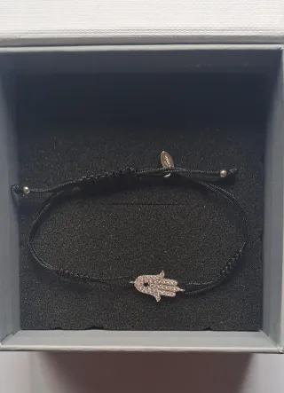 Pulsera Plata  Silver Mano Hamsa