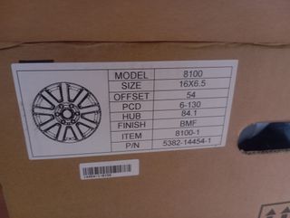 Llantas furgona Sprinter/Crafter 6.5x16 ET54 6x130