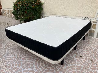 cama 150x190cm Colchón y Tapiflex