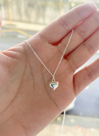 Collar Corazón Plata