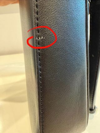 Bolso hobo piel natural negro