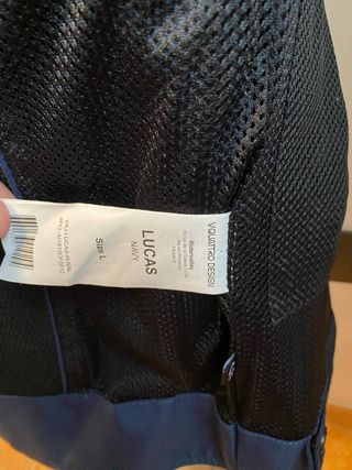 Chaqueta Moto Vquattro Azul Talla L