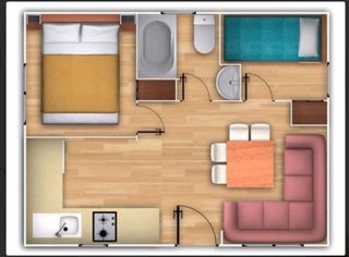 Casa prefabricada/mobil home del modelo Cantabria