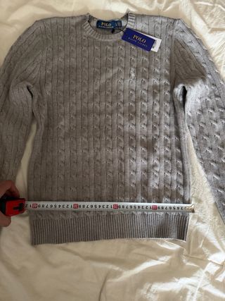 Jersey Polo Ralph Lauren Gris Talla L