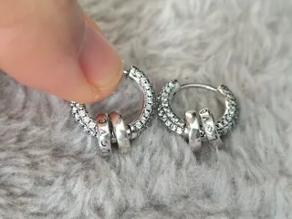 Pendientes aro plata de ley