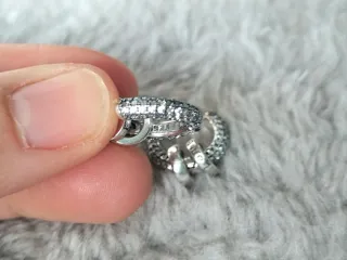 Pendientes aro plata de ley