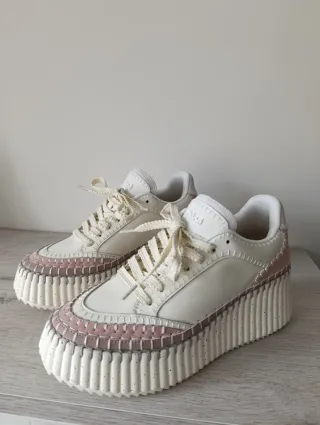 Zapatillas - Nama Wedge Sneakers Chloé - Mujer (37