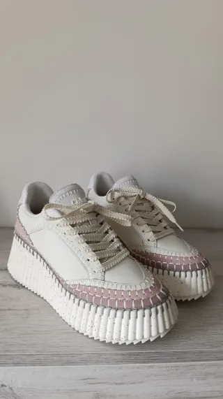 Zapatillas - Nama Wedge Sneakers Chloé - Mujer (37