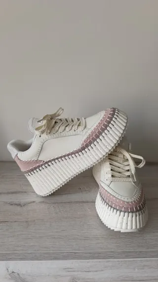 Zapatillas - Nama Wedge Sneakers Chloé - Mujer (37