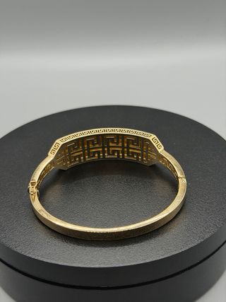 Ref368 Pulsera/caña de oro de 18k medusa