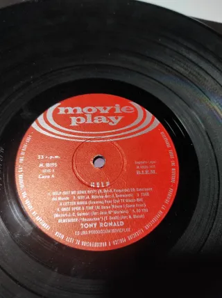Vinilo Tony Ronald - HELP (1971)
