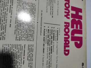 Vinilo Tony Ronald - HELP (1971)