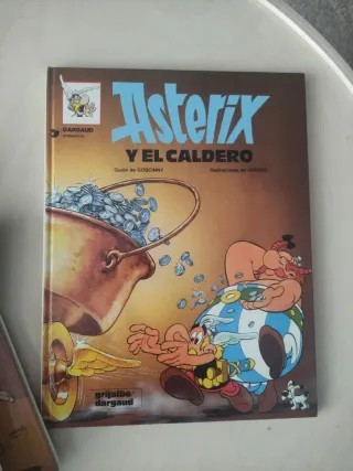 Comic novela gráfica de Astérix y obelix