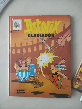 Comic novela gráfica de Astérix y obelix