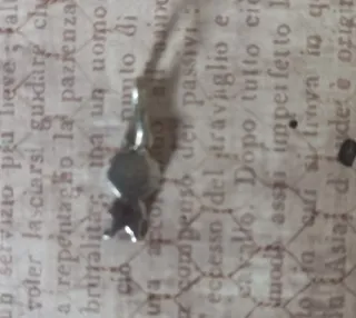 Colgante niño plata ley corazón oro