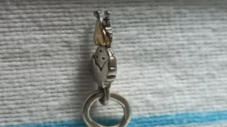 Colgante niño plata ley corazón oro