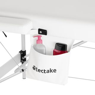 Camilla para masajes de 3 zonas, blanco