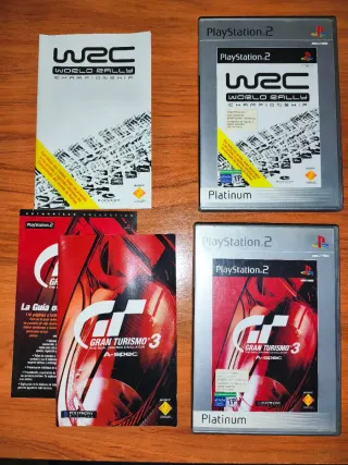 WRC PS2 y Gt3 playstation 2 completos pal españa
